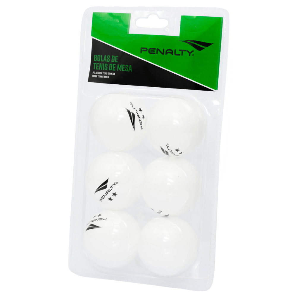 Kit 6 Bolas De Tenis De Mesa Penalty (Ping Pong)