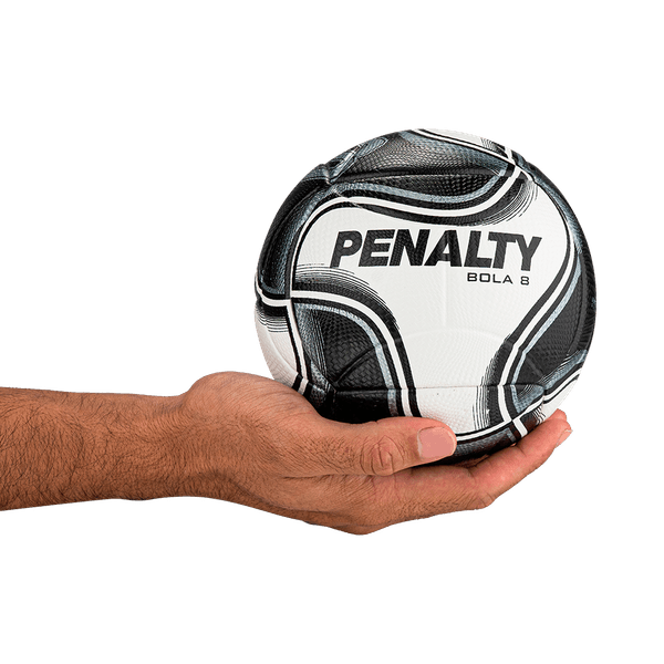 Mini Bola De Futebol Penalty 8 X Xxiv T 50 - Ideal para Crianças de 5 a 7 anos - Preto Único
