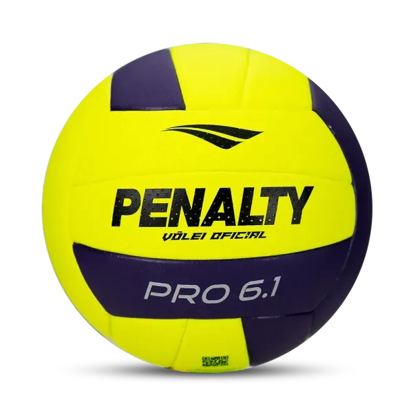 Bola de Volei Penalty 6.1 Profissional - Amarelo Único